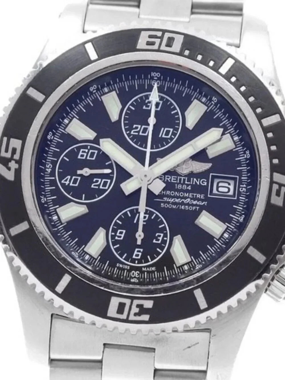 BREITLING Super Ocean A13341 Chronograph black Dial Automatic Men's Watch_963008